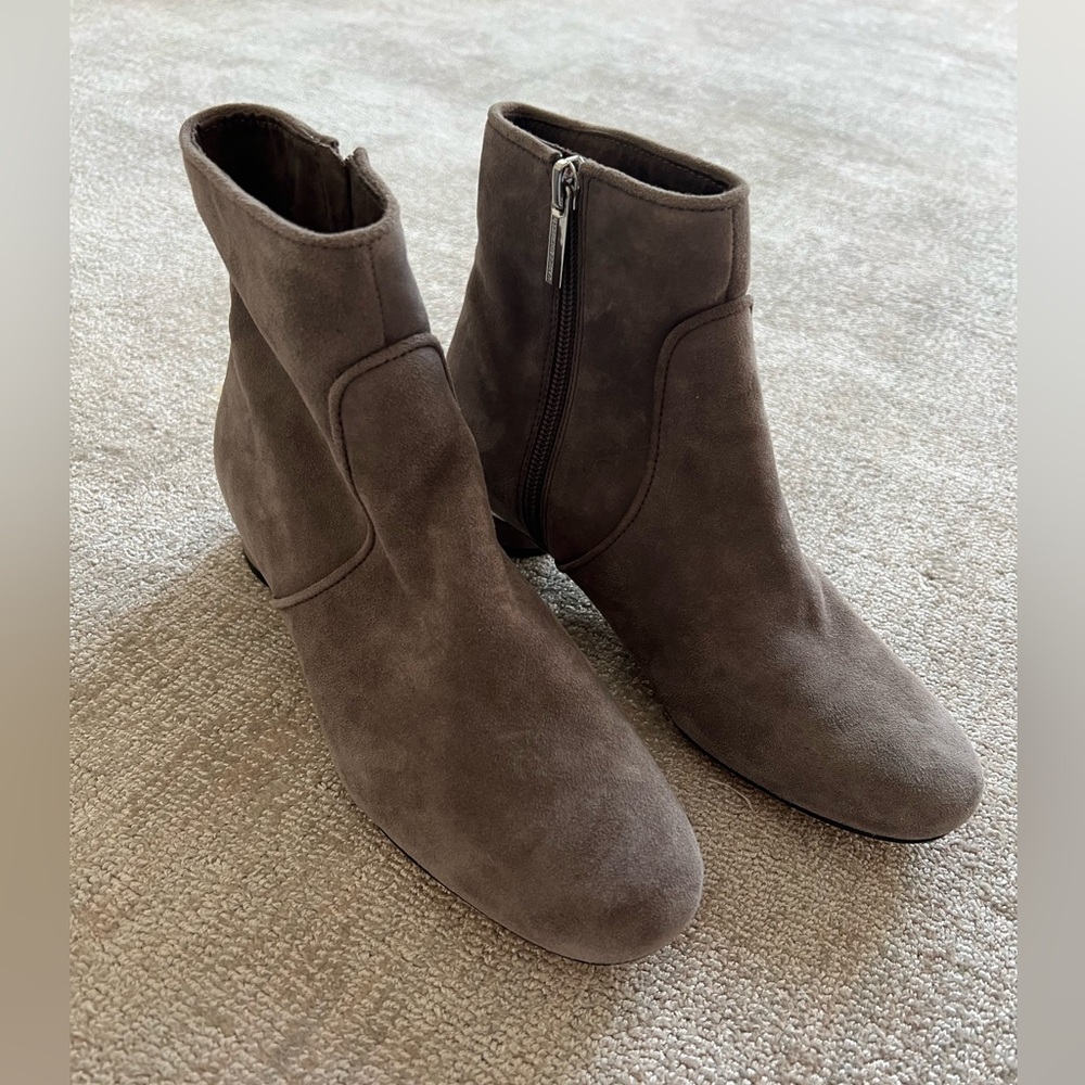 Karl Lagerfeld Suede Booties